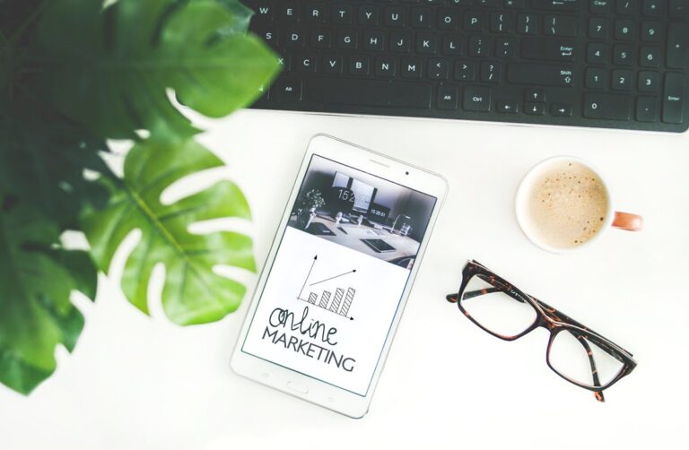 Local SEO Salem small business owner using a laptop