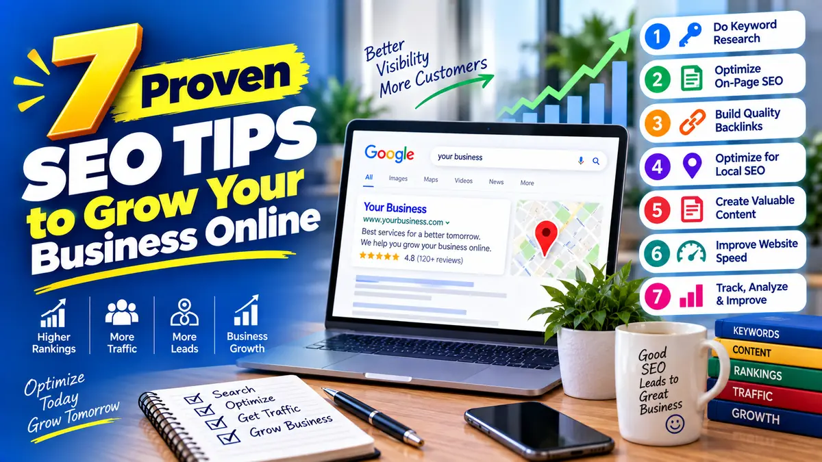 7 Proven SEO Tips to Grow Your Business Online