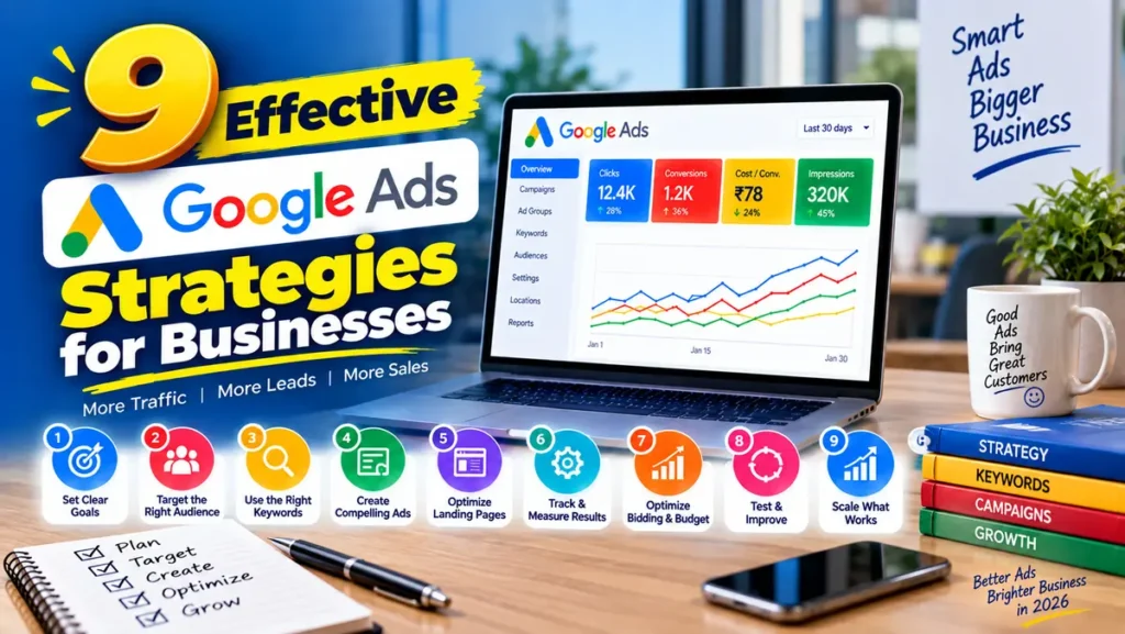 9 Effective Google Ads Strategies for Businesses in Salem