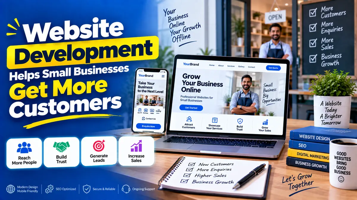 Website Development Helps Small Businesses Get More Customers
