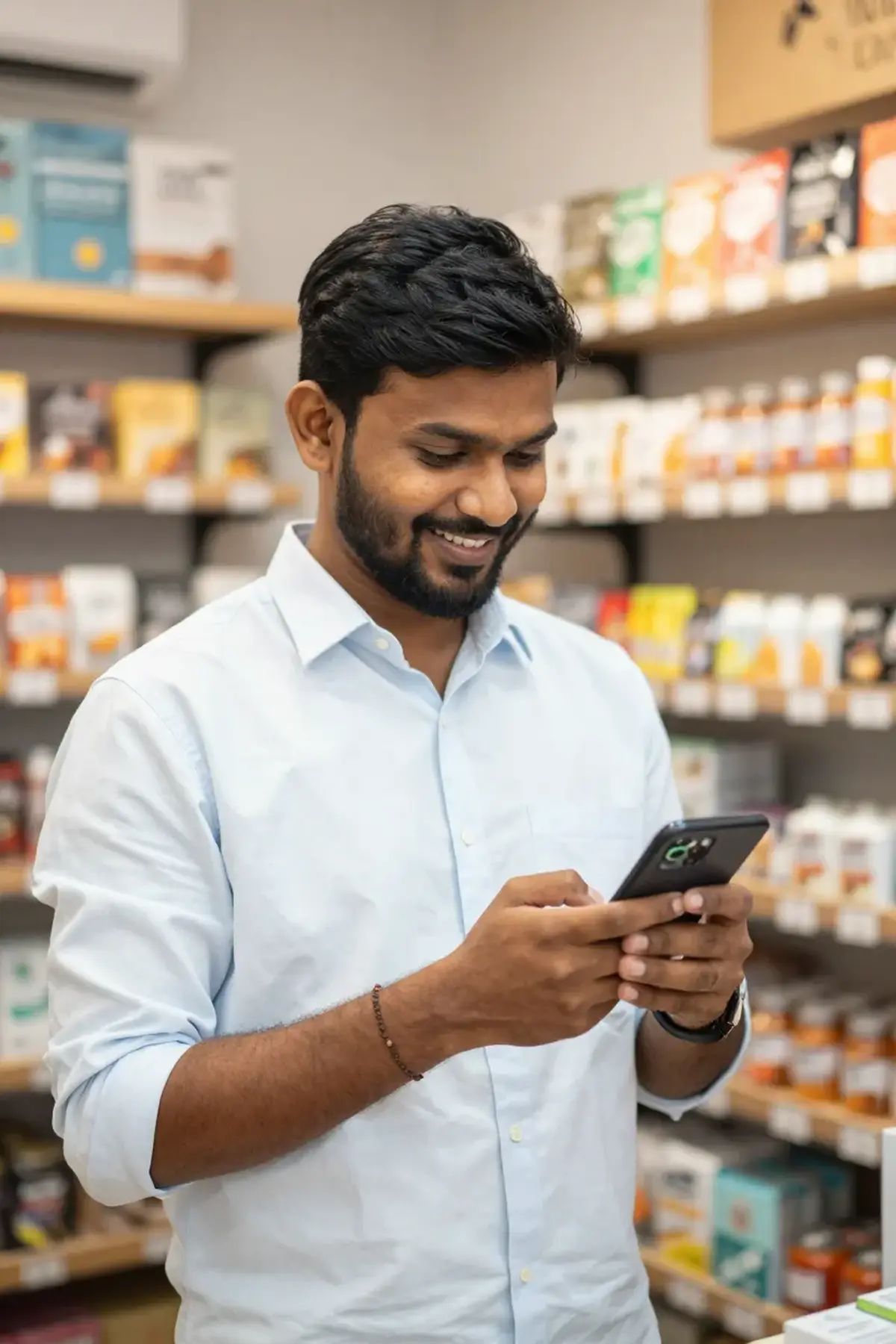 Salem business owner checking new enquiries from a digital marketing agency in Salem