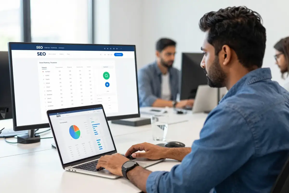 Specialist delivering digital marketing services in Salem with SEO and ads dashboards